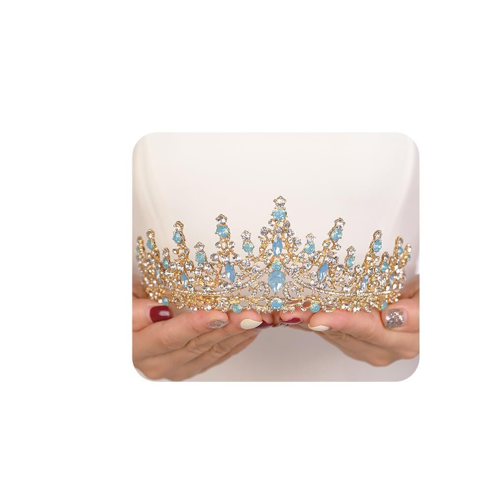8963 Baroque Tiara and Crown Vintage Wedding Headband Tiara Hair